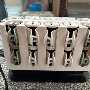 Remington White and Black Hair Rollers